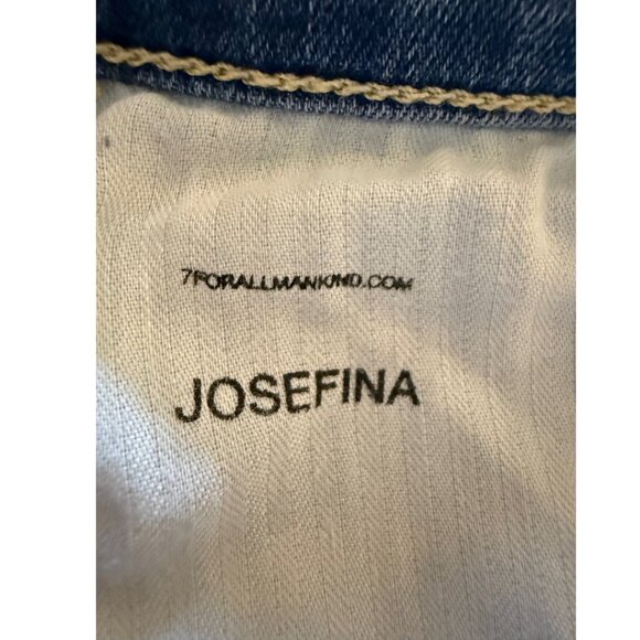 7 For All Mankind - Joesfina Boyfriend, Light Blue, 32 - Picture 4 of 6